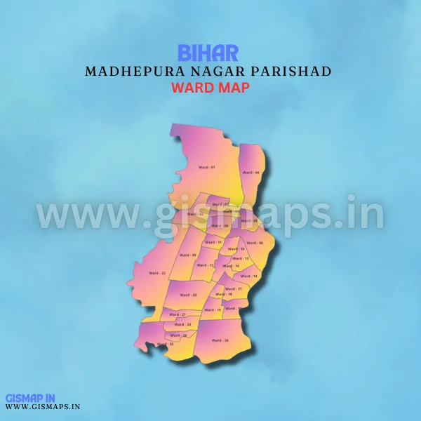 Madhepura Nagar Parishad Ward Map